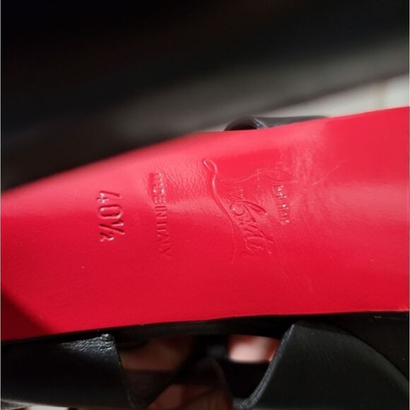 Christian Louboutin Fossil 140 Calf Stilletto Heel Sz 40.5 with Dust Bag - Picture 4 of 12